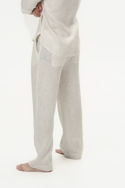 Men’s Linen Pants Elio - Vanilla Dune