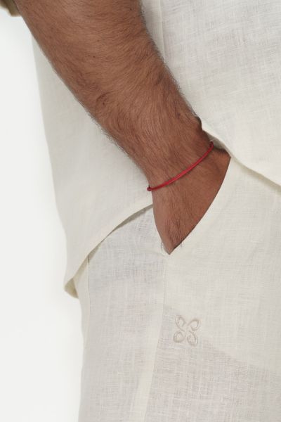 Men’s Linen Pants Elio - Vanilla Dune