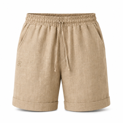 Men's Linen Shorts Costa in Warm Sand – Duasol